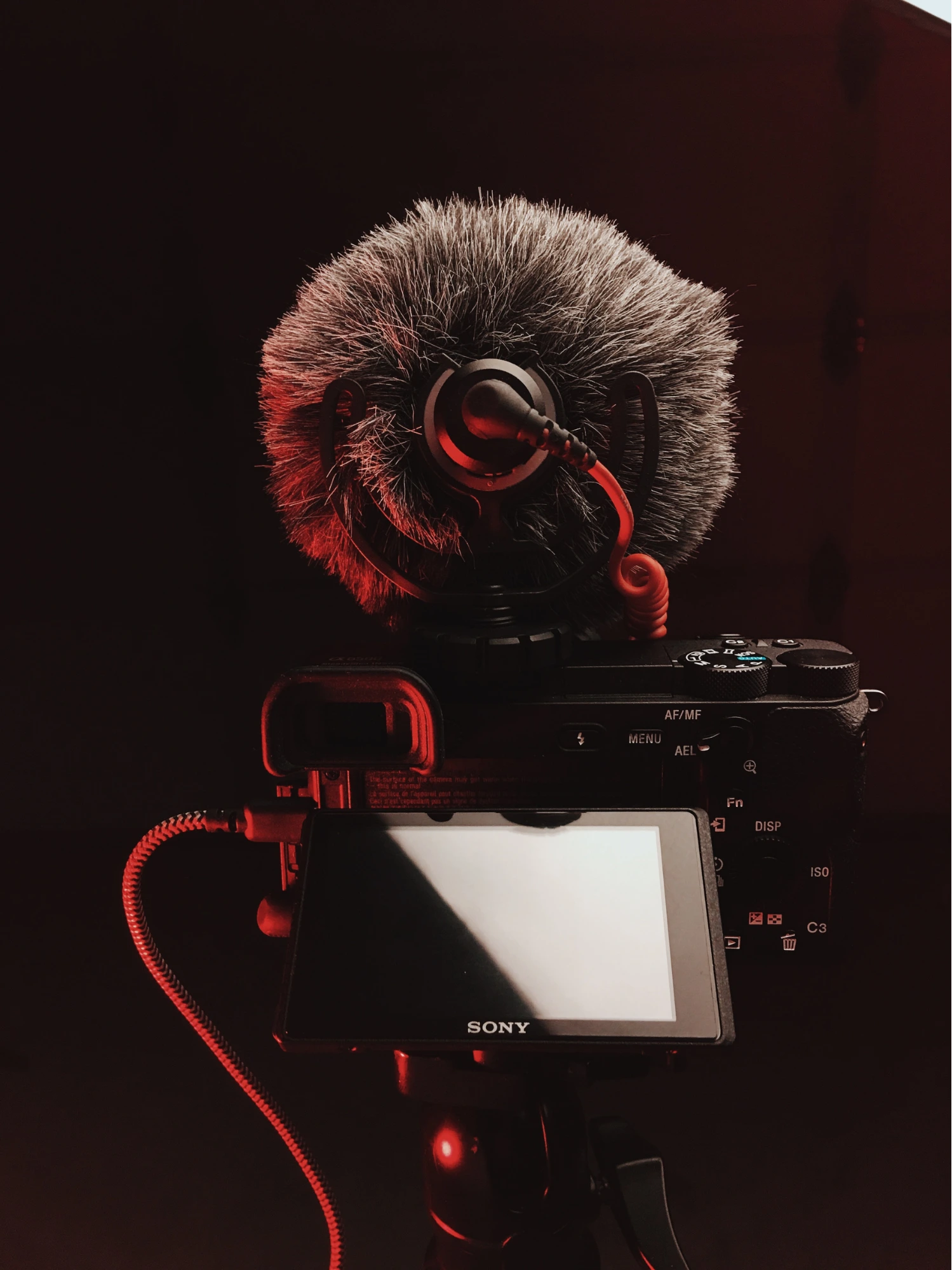 Lente Sony — detalhe de equipamento RAW Studio